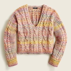 J. Crew Italian Space Dyed Sweater