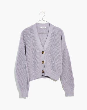 Madewell Greywood Cropped Cardigan Sweater