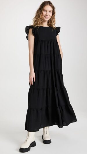 English Factory Tiered Maxi Dress