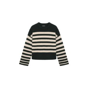 Naadam Luxe Cashmere Striped Crewneck Sweater