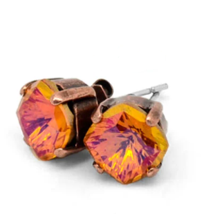 Karnas Sunset Orange Earrings