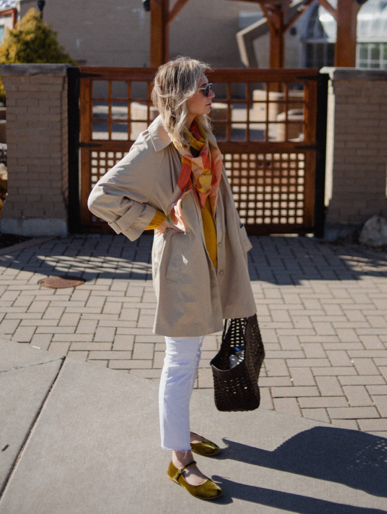 A Classic Trench Coat with a Twist + The Floral Skirt I Can’t Take Off
