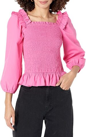 Amazon Fashion Ruffle Smocked Top