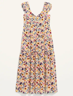 Old Navy Tiered All-Day Fit & Flare Maxi Dress
