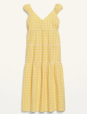 Old Navy Tiered Seersucker All-Day Dress