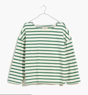 Madewell Luxe Long Sleeve Top