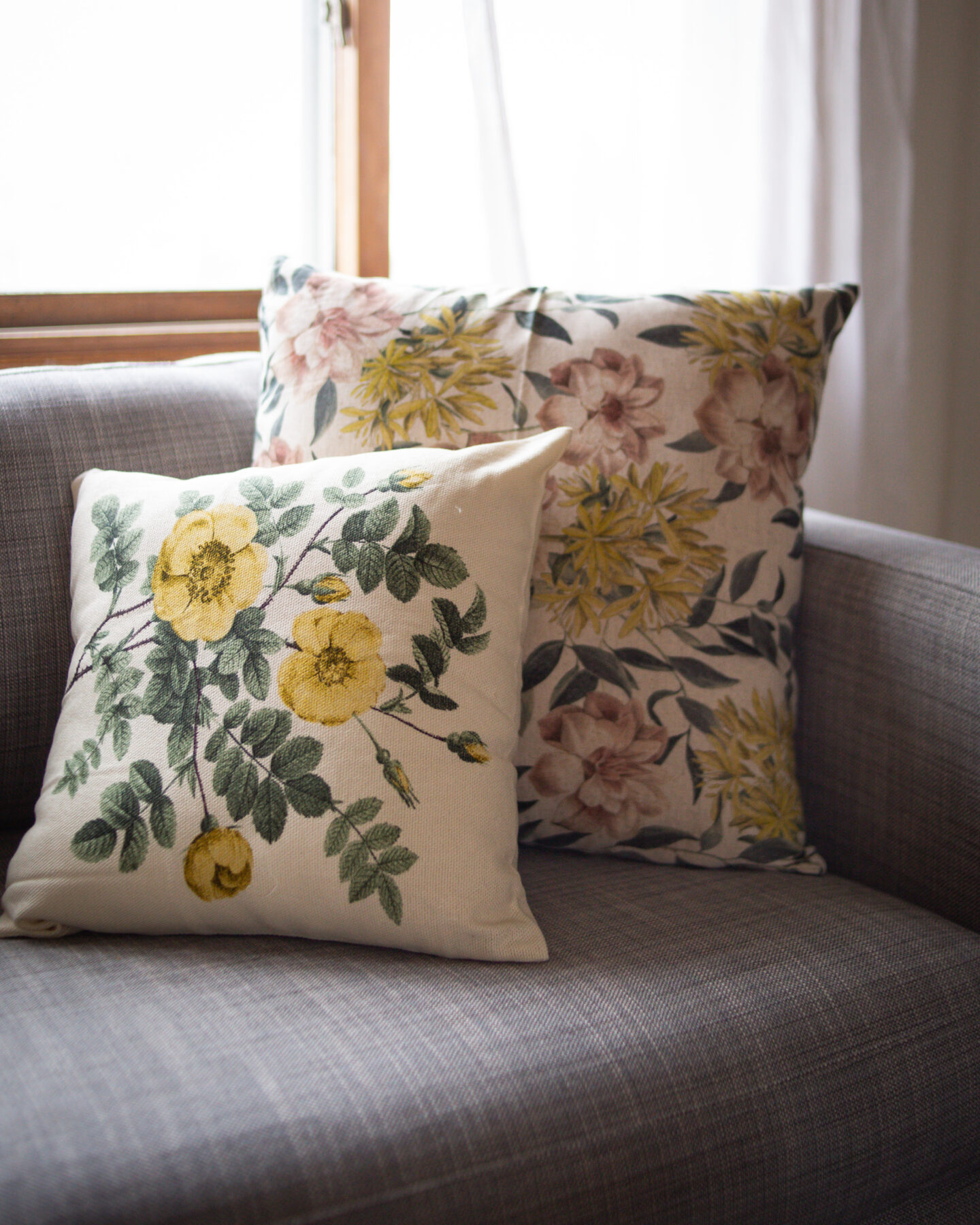 Karin Emily shares a floral print throw pillow for her Mother's Day Gift Guide