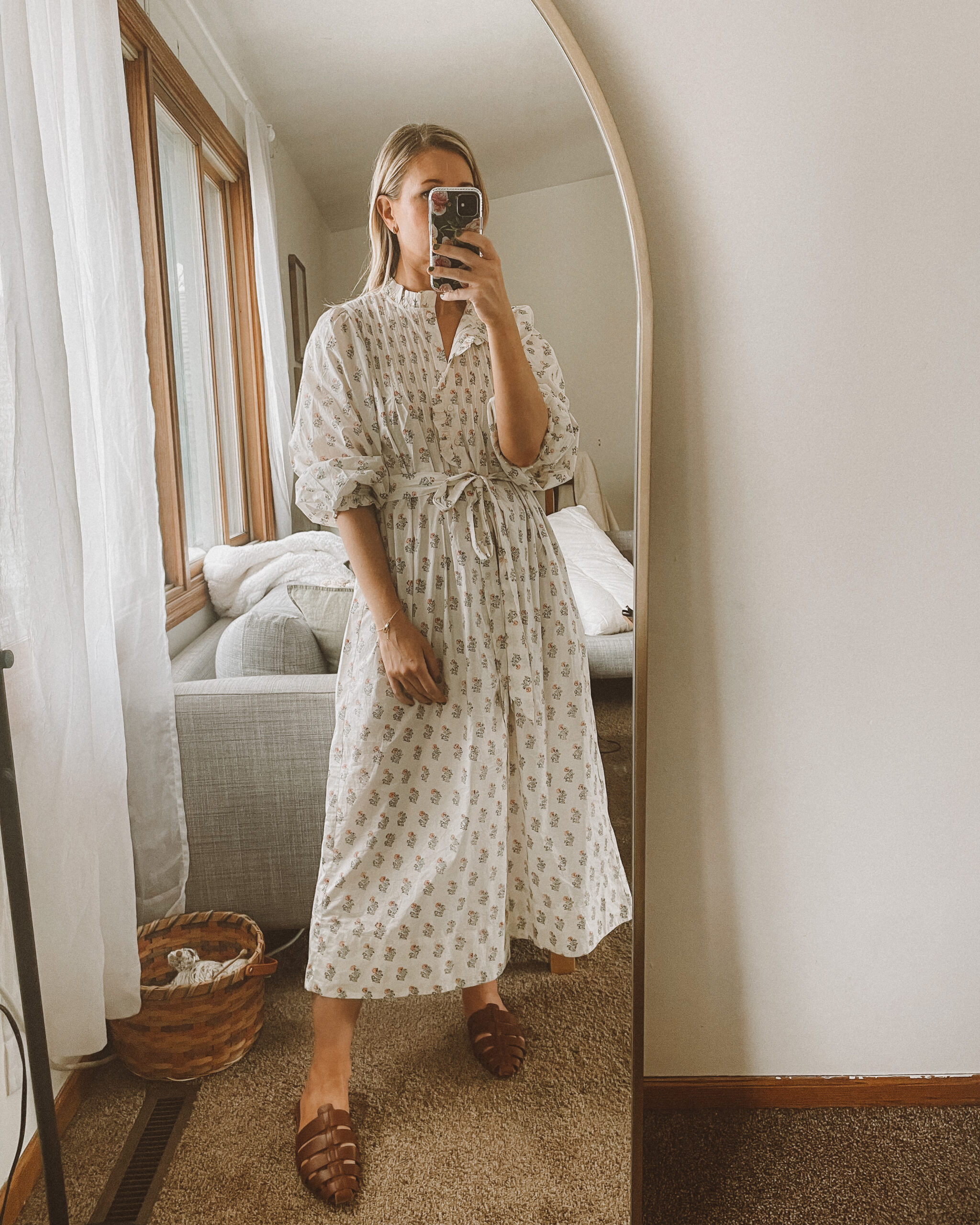 Shirt Dress and Mules