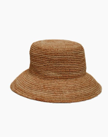 Vitamin A Cannes Straw Bucket Hat