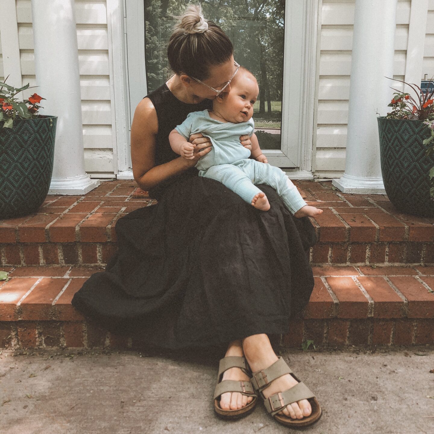 A black maxi sun dress from one of the small businesses I love to support