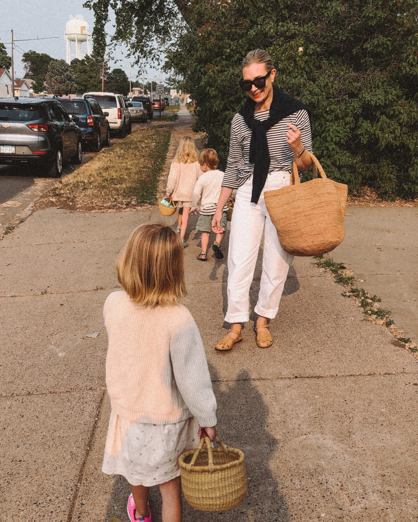 A woven summer bag from one of the small businesses I love to support