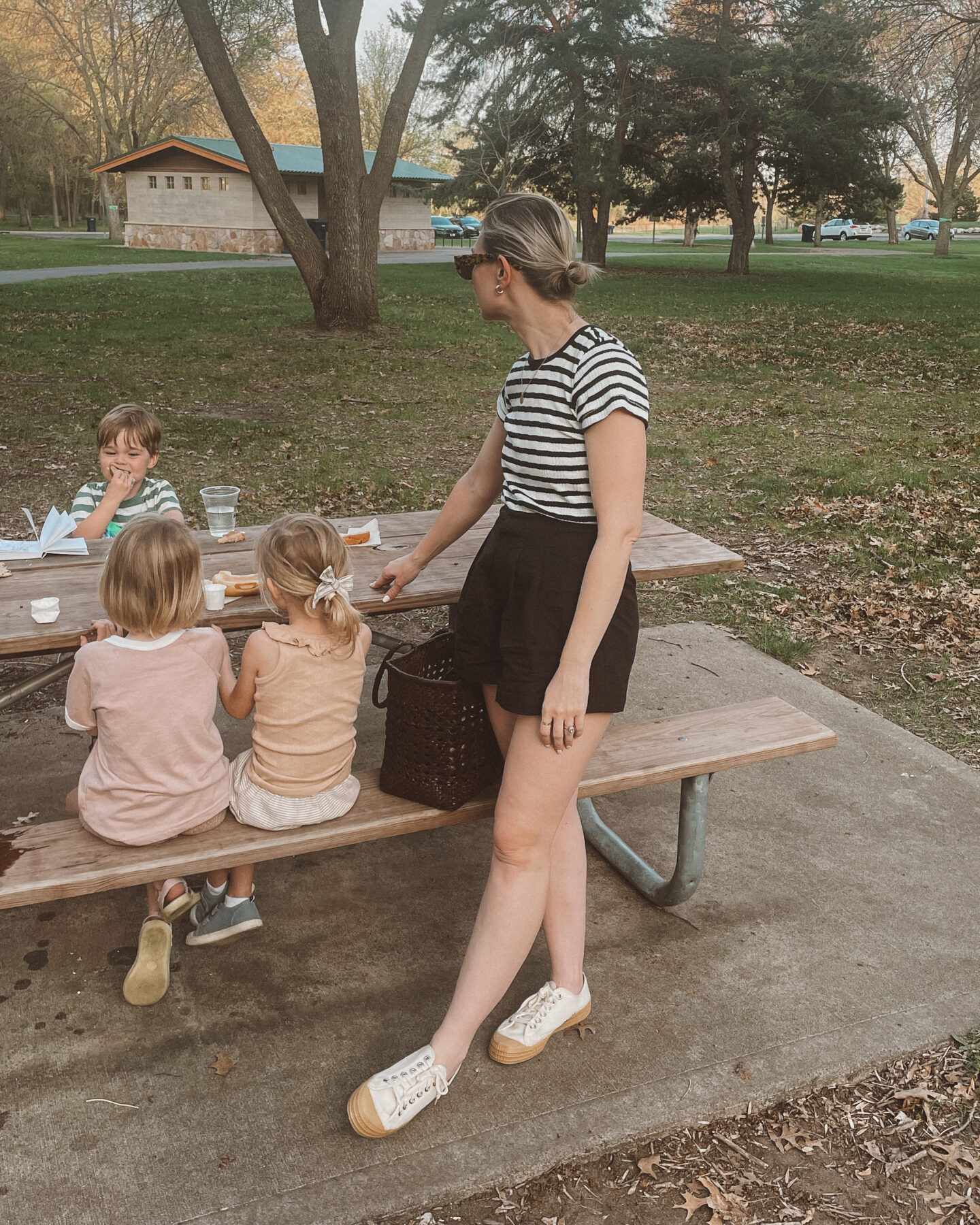 An assortment of kid's clothes from one of the small businesses I love to support