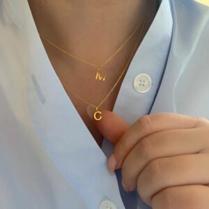 Van Der Hout Jewelry 10k gold initial necklace