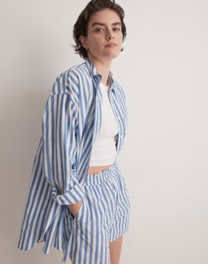 Madewell Signature Poplin Oversized Shirt