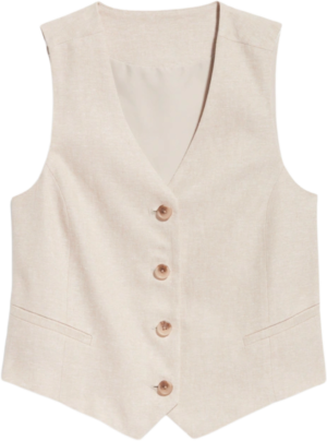 Old Navy Linen Vest