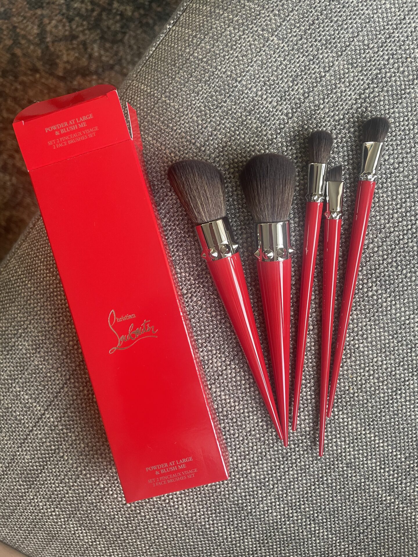 Karin Emily shares her favorite red makeup brushes