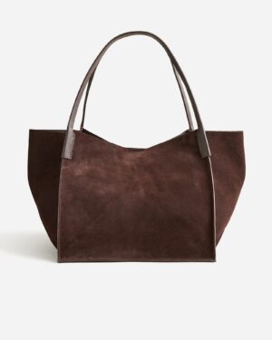 J. Crew Large Berkeley Tote in Suede