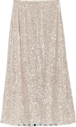 Old Navy High Waisted Sequin Maxi Skirt